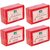 Khadi Mauri Saffron Soap - Pack of 4 - Premium Handcafted Herbal