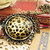 WF Korean Leopard Style Antique Gold Vintage Necklace Pendent Gem