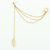 Loopinzshop Gold Plated Gold Alloy Dangle Earrings for Women