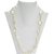 Traditional Handmade Long White Marble Stone Necklace