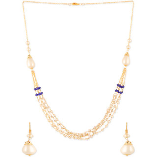 Sixmeter Traditional  Pearl Necklace set (PS-08)