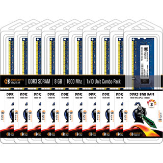 Buy Eastern Digital Desktop DDR3 SDRAM - 8 GB (1600 Mhz) (Combo Pack of ...