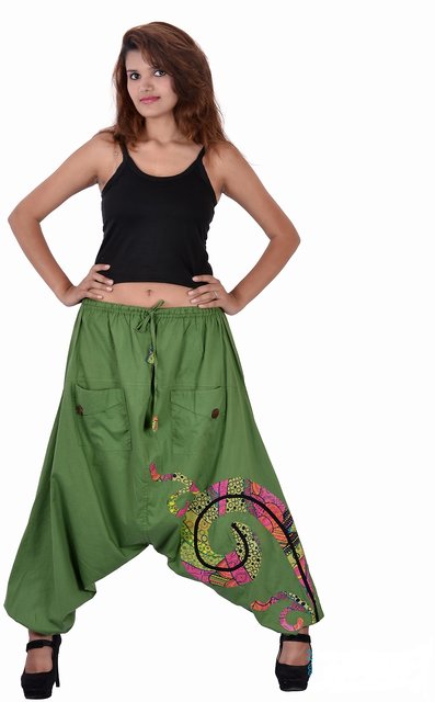 Buy Mehndi Green Velvet Top Kurta Golden Trouser Pant Indian Online in  India  Etsy