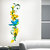 Vertical Floral Design with Bird wall stickers @ New Way Decals (4601)