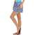 Chic Printed Shorts In Blue  (NS0504P08)