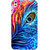Jugaaduu Peacock Feather Back Cover Case For HTC Desire 816G - J1070773