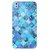Jugaaduu Blue Moroccan Tiles Pattern Back Cover Case For HTC Desire 816G - J1070287