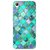 Jugaaduu Sky Blue Morocan Tiles Pattern Back Cover Case For HTC Desire 626G - J930292