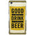 Jugaaduu Beer Quote Back Cover Case For Sony Xperia Z4 - J581220