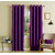 Lushomes Wine Polyester Blackout Curtains with 8 Eyelets for Long Door