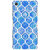 Jugaaduu White Blue Moroccan Tiles Pattern Back Cover Case For Sony Xperia Z3 - J260296