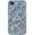 Jugaaduu Sky Morroccan Pattern Back Cover Case For Apple iPhone 4 - J10244