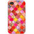 Jugaaduu Red Moroccan Tiles Pattern Back Cover Case For Apple iPhone 4 - J10289