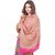 Weavers Villa Pashmina Silk Paisley Design Pink Shawl RV007-PINK