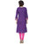 LeeZaro Purple Cotton Kurti for Women