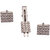 Sushito Design Stylish Silver Cufflink With Tie Pin