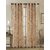 Rosara Wallace Polycotton Brown Printed Eyelet Curtain Set Of 7