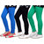 Indiweaves Girls Super Soft Cotton Leggings Combo 3-(714090506-IW)