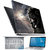 FineArts Lion Drawing 4 in 1 Laptop Skin Pack with Screen Guard, Key Protector and Palmrest Skin