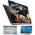 FineArts Darksiders 4 in 1 Laptop Skin Pack with Screen Guard, Key Protector and Palmrest Skin
