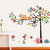 Wall Stickers Colourful Birds With Tree@ New Way Decals (7508)