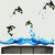 Wall Stickers- Playing Penguins @ New Way Decals (7510)