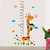 Wall Stickers -Kids Giraffe Height Chart @ New Way Decals (7516)