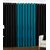 Iliv Plain Eyelet Curtain 7 feet ( Set Of 3 ) Black  Aqua