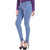 MIESTILO Blue Narrow Fit Jeans for Women
