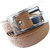 Wholesome Deal womens cream colour non Leatherite pin buckle belt with 1 inches