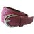 Wholesome Deal womens purple colour non Leatherite pin buckle belt with 1 inches