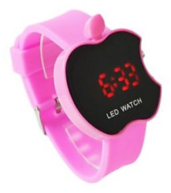 Buy Stylish Yellow And White Apple Shape And Smart Digital Led Watch Combo  For Boys And Girls Online In India At Discounted Prices