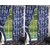 K Decor Set of 4 Beautiful Polyester Door Curtains (DCN4-043)