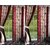 K Decor Set of 4 Beautiful Polyester Door Curtains (DCN4-058)