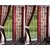 K Decor Set of 4 Beautiful Polyester Door Curtains (DCN4-096)
