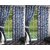 K Decor Set of 4 Beautiful Polyester Door Curtains (DCN4-098)