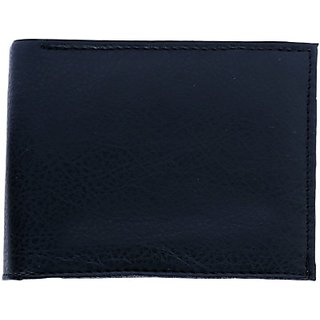 Contra Men Black Artificial Leather Wallet (4 Card Slots) KBH-WW35