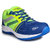 Columbus Men's Green  Blue Running Shoes