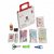 WORKPLACE/VEHICLE FIRST AID KIT MEDIUM - PLASTIC BOX WALL MOUNTED - 81 COMPONENTS - SJF P4 - ST JOHNS FIRST AID