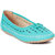 MSC Turquoise Casual Synthetic Leather Womens Footwears