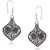Meenaz Silver oxidised Antique Earrings Fancy Party Wear Diamond Earrings ER111A