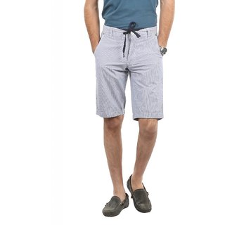 Buy Blumerq Casual Navy Stripes Shorts Online- Shopclues.com