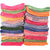 Xy Dcor Multicolor Cotton Face Towel (Set of 20)