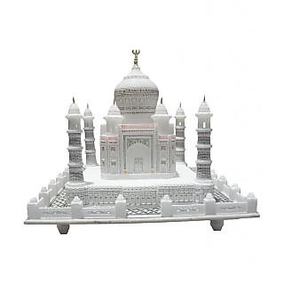 Buy White Marble 14 Inch Taj Mahal For Home Decoration Online