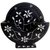 Black Marble Flower Carved Tea Coster Showpeace Item
