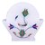 White Marble Jali Work Flower Carved Tea Coster Showpeace Item
