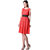 Westrobe Red Dotted Short Dress