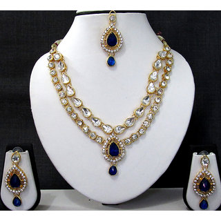 Royal blue clearance stone necklace