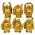 Laughing Buddha In Different Positions (Set Of 6)
