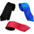 Wholesome Deal Red Black And Royal Blue Colour Microfiber Narrow Tie (Pack of Three)